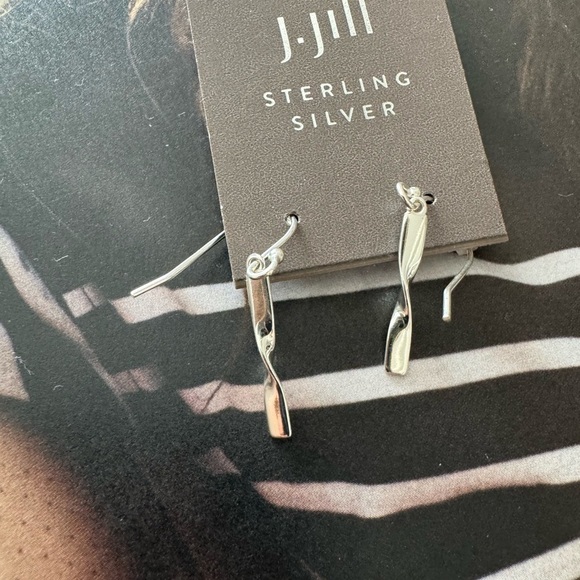 J. Jill Jewelry - J. Jill Textured Silver Earrings